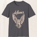 Deftones Graphic Tee – Vintage Wings Band Shirt – Charcoal