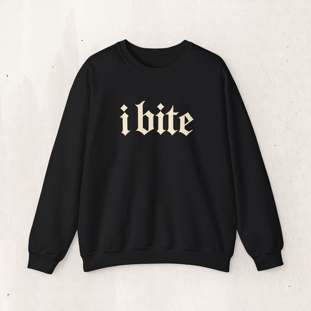 I Bite Crewneck Sweatshirt