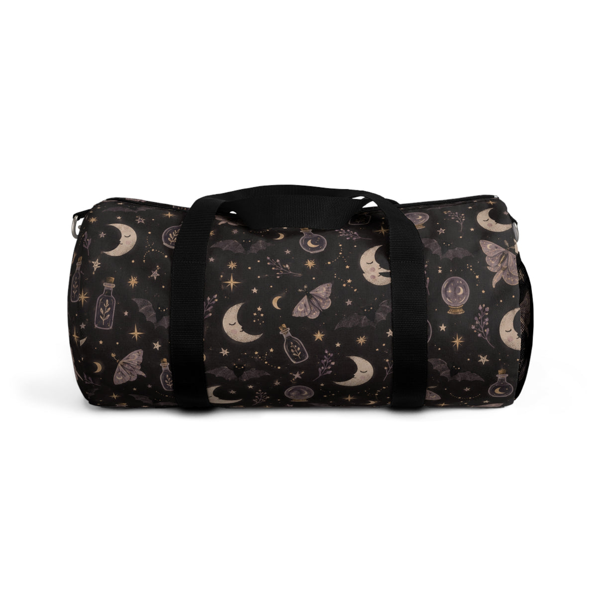 Mystic Moon & Moth Duffel Bag — Celestial Travel Bag