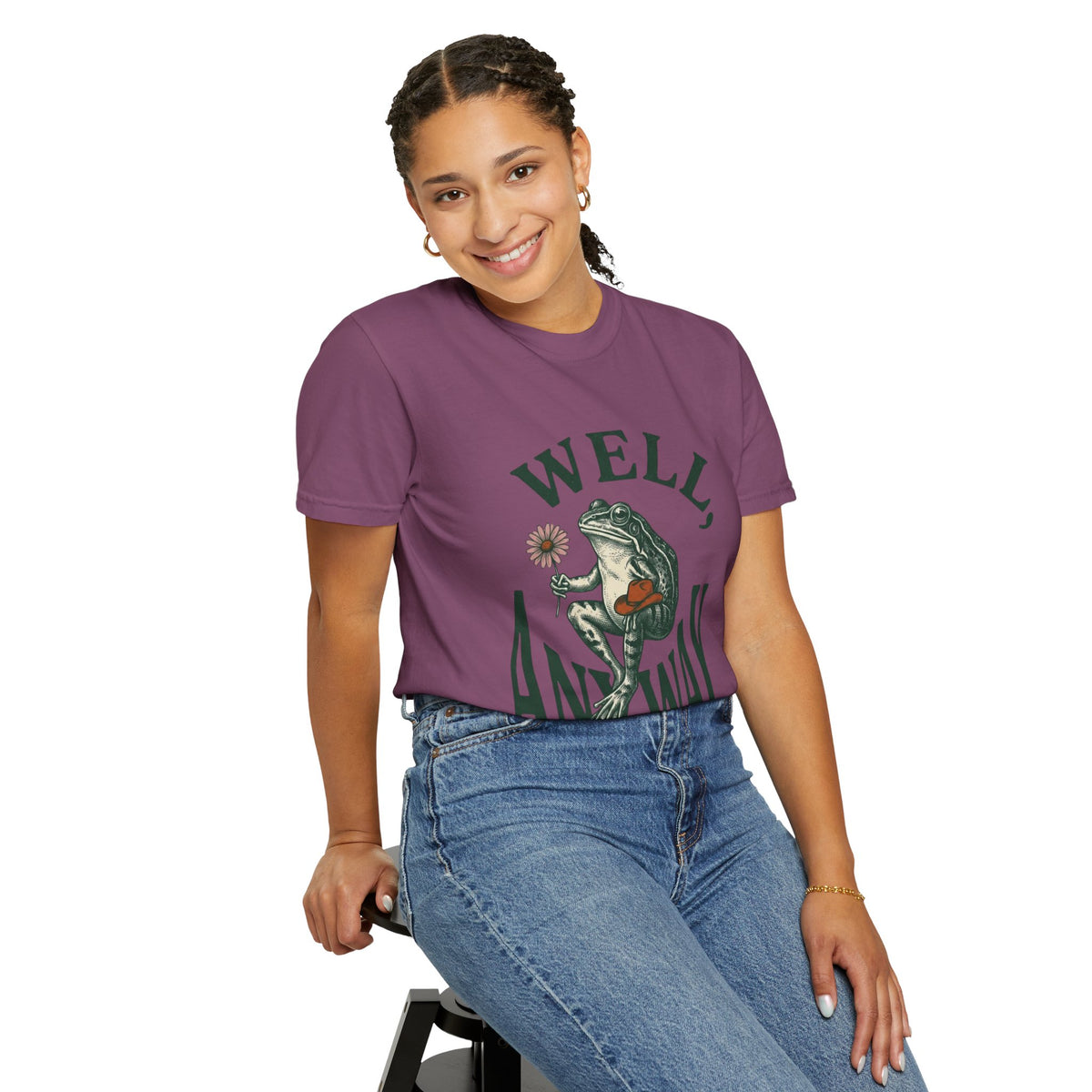 Frog Graphic "Well, Anyway" Tee