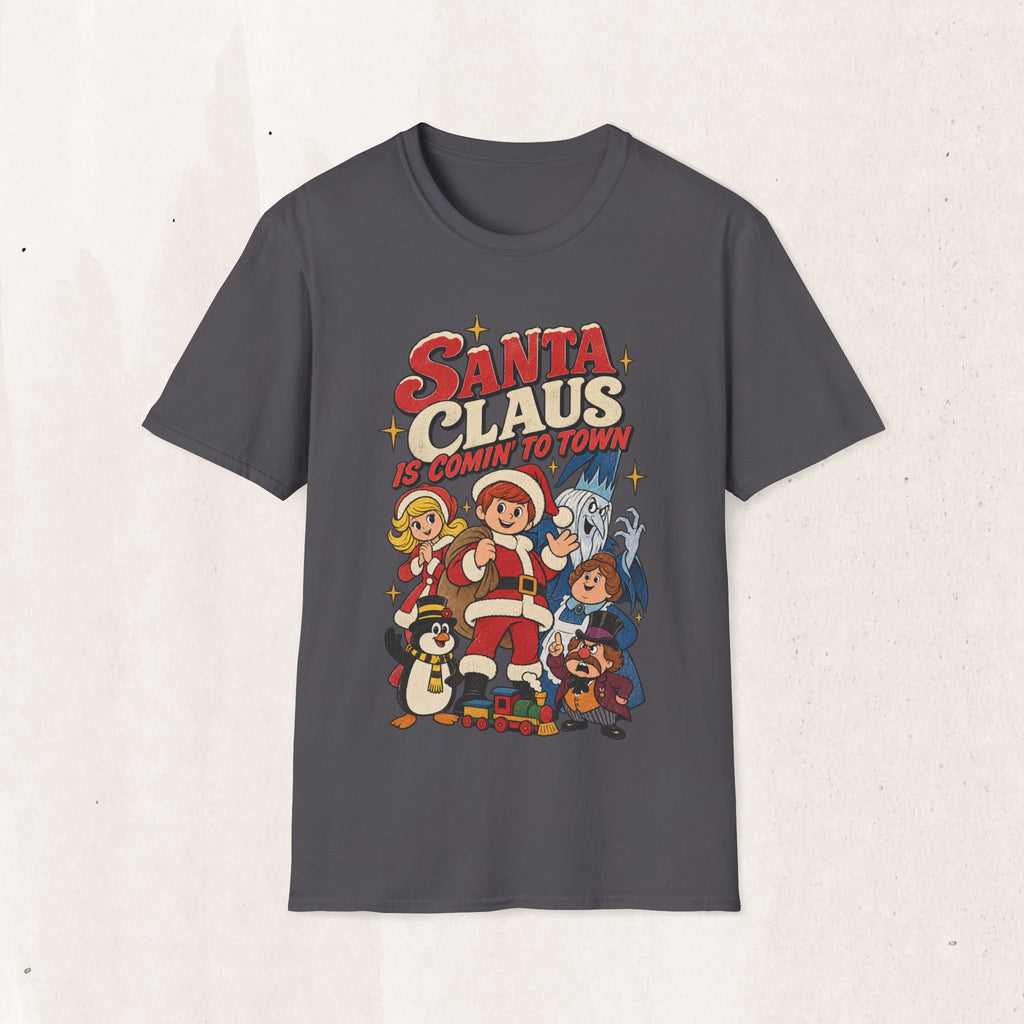 Santa Claus Is Comin' To Town Christmas Tee