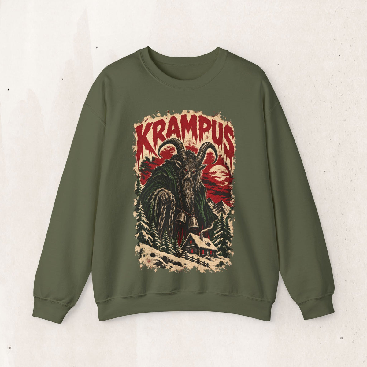 Krampus Horror Movie Poster sweatshirt