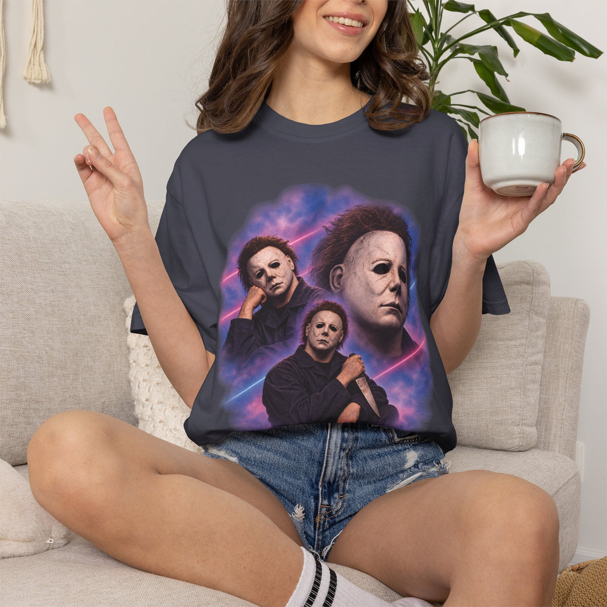 Michael Myers 80's Portrait Tee