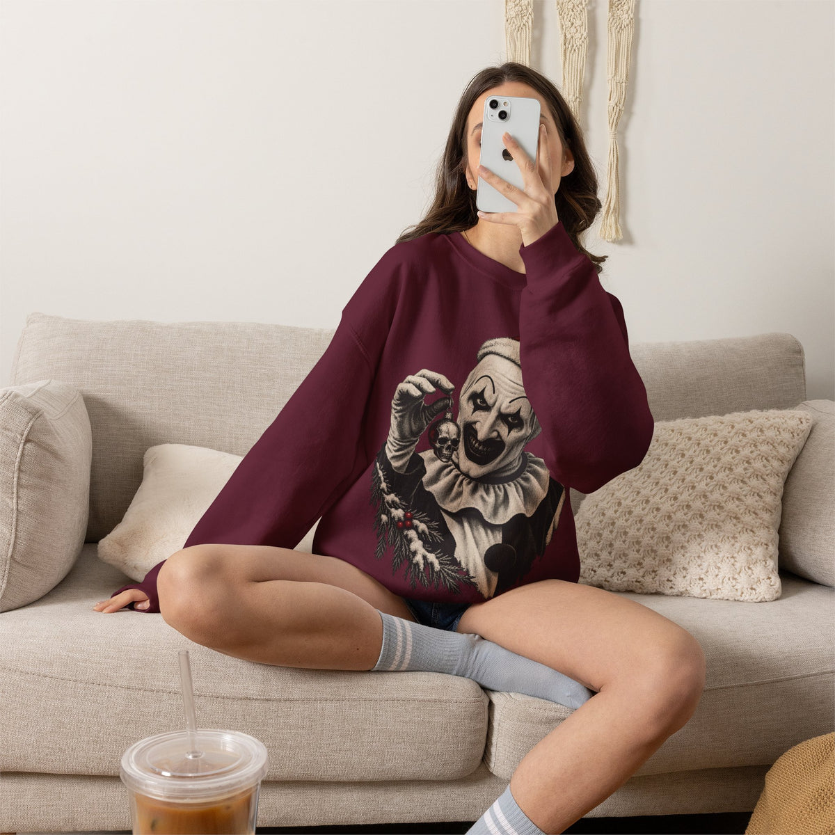 Terrifier Christmas Crewneck Sweatshirt