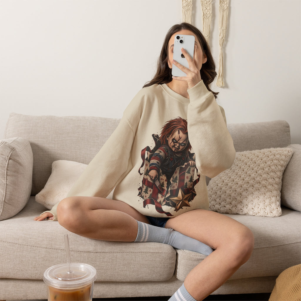 Chucky Christmas Crewneck Sweatshirt