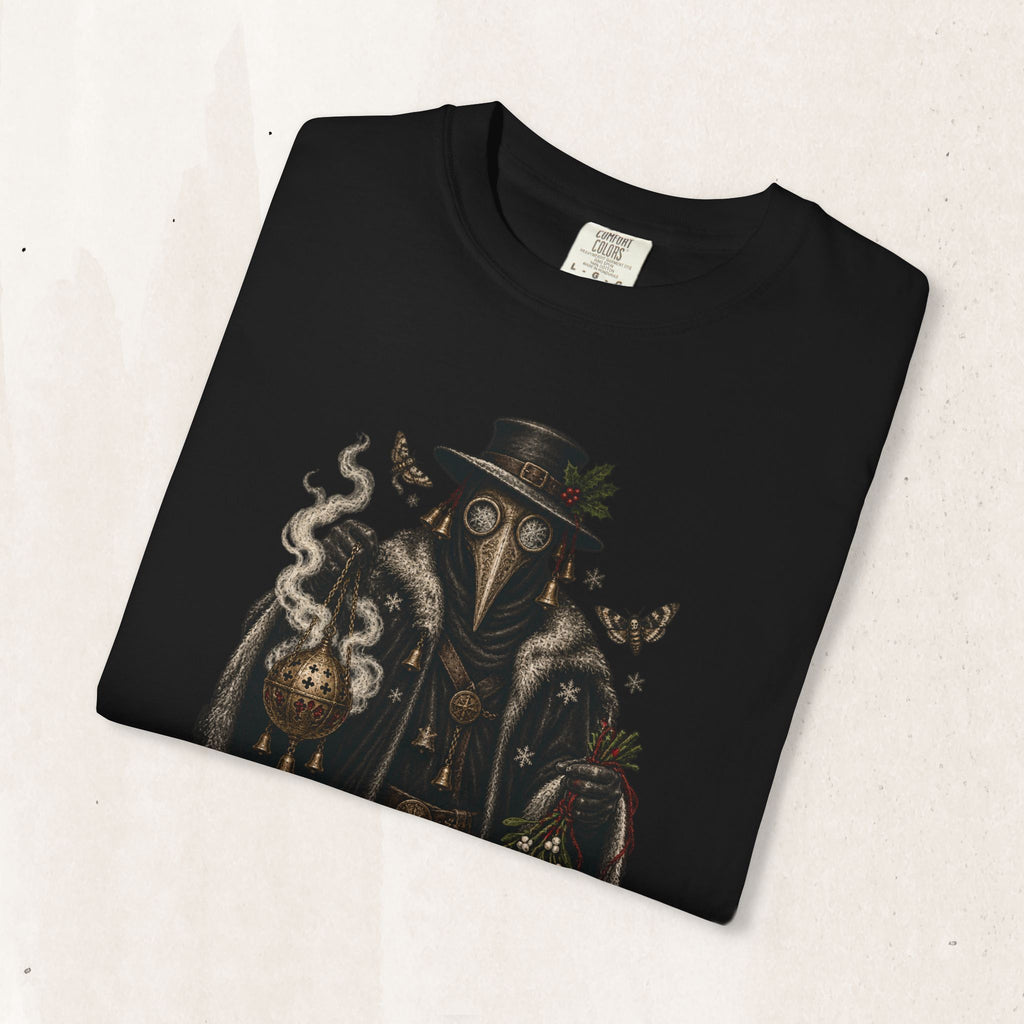 Plague Doctor Dark Christmas Tee