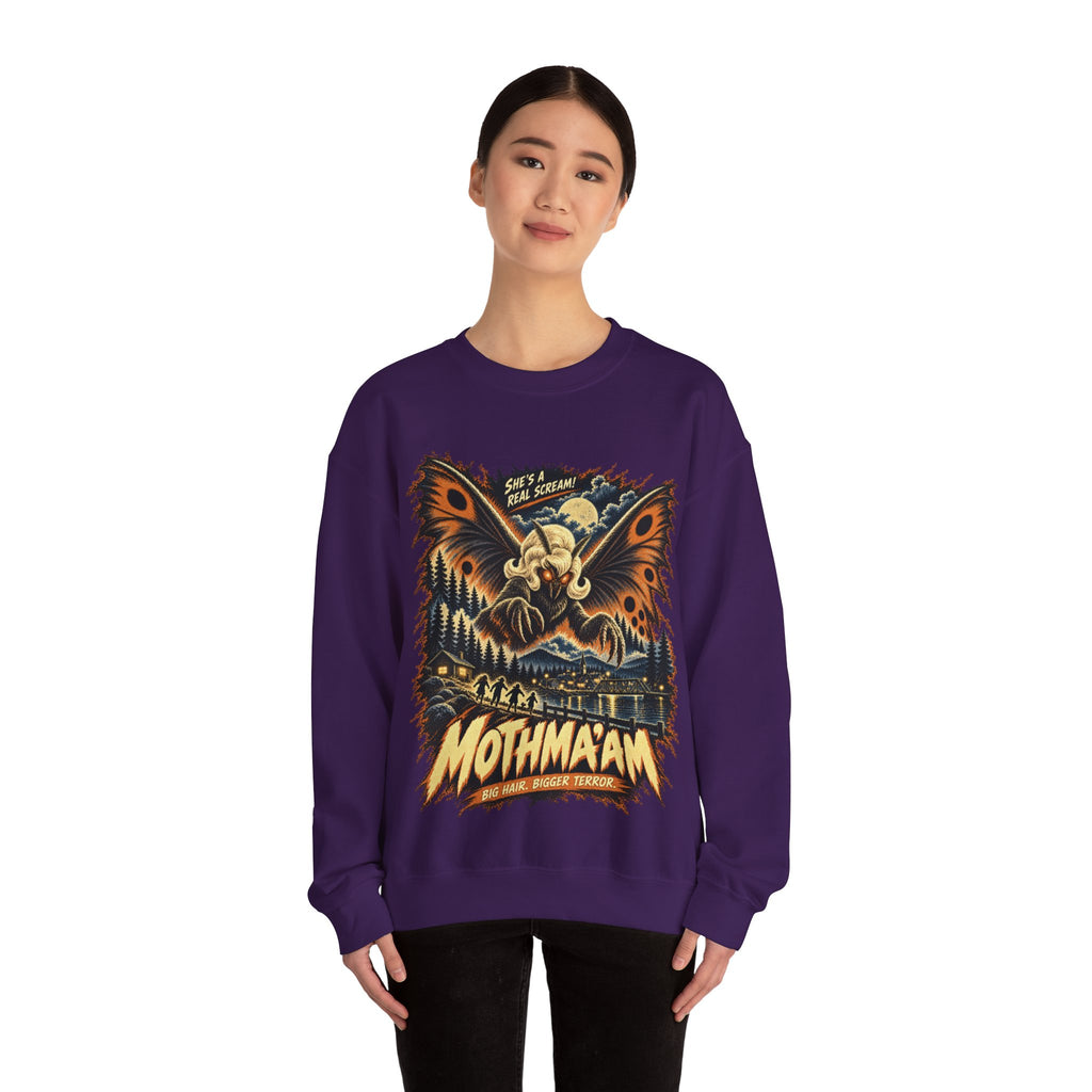 Mothmaam Retro Monster Crewneck Sweatshirt