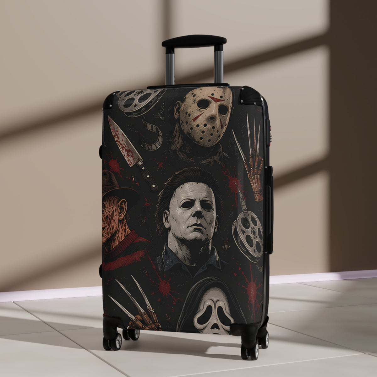 Horror Icons Travel Luggage