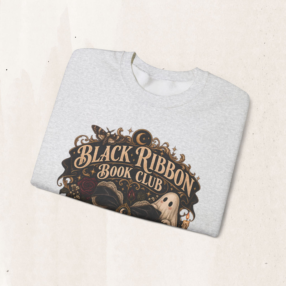 Black Ribbon Book Club Crewneck Sweatshirt