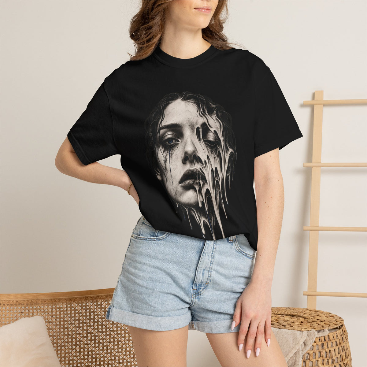 Melting Woman Portrait Tee