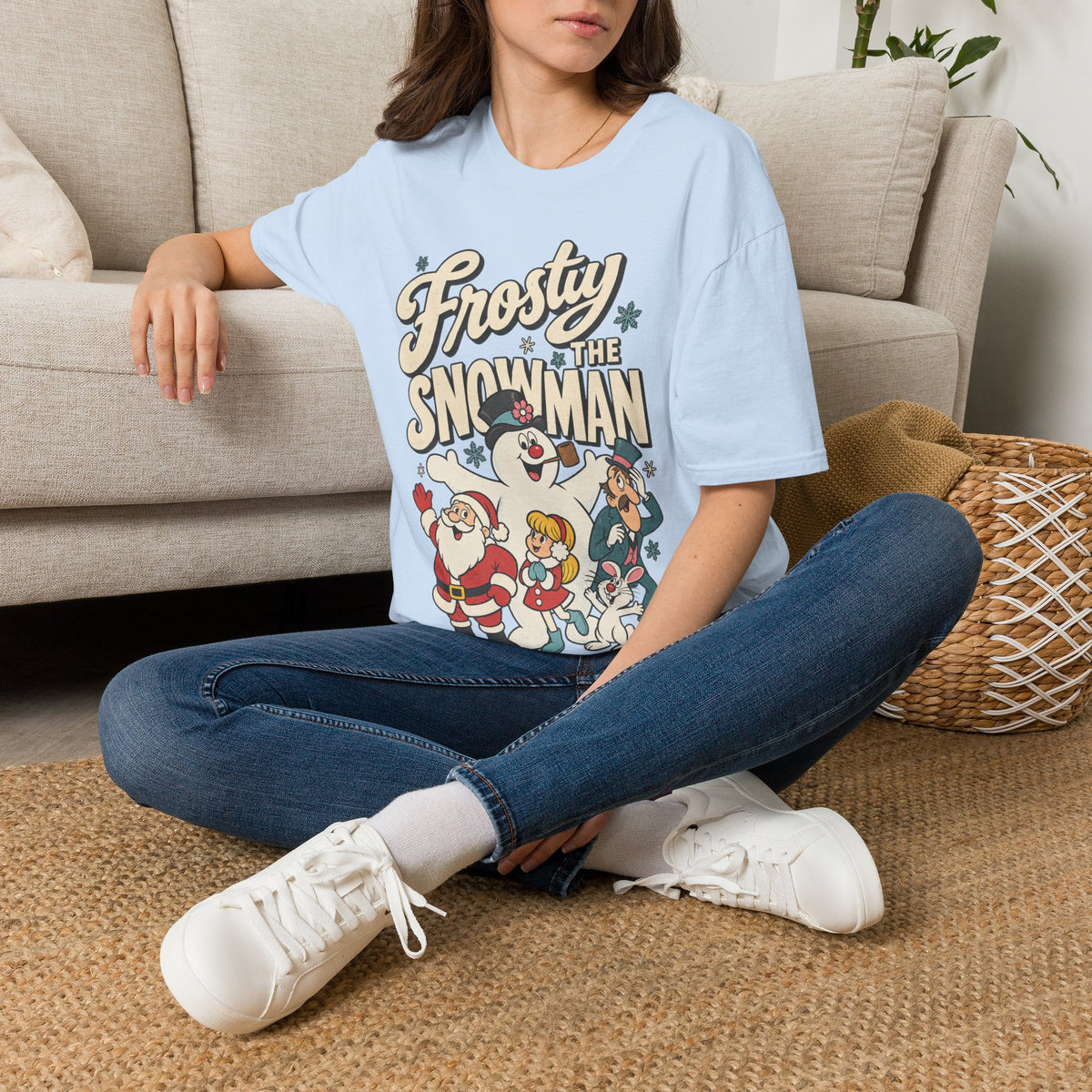 Frosty the Snowman Christmas Tee Printify
