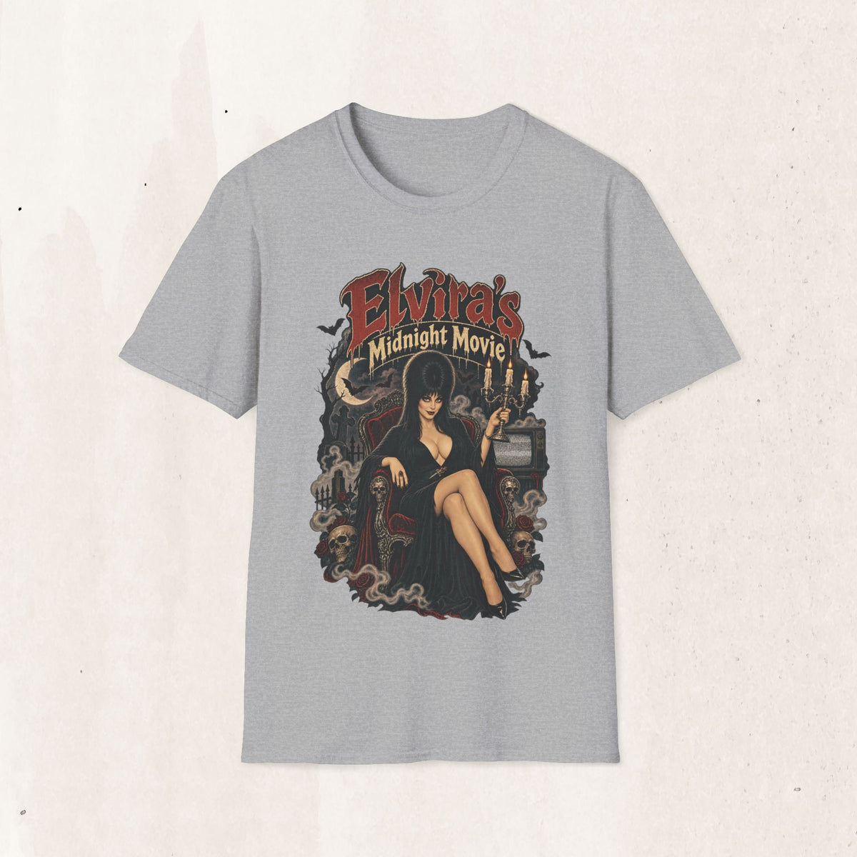 Elvira's Midnight Movie T-Shirt