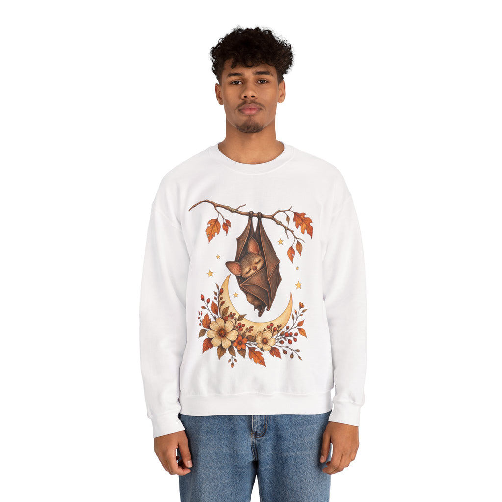 Autumn Bat Moon Crewneck Sweatshirt
