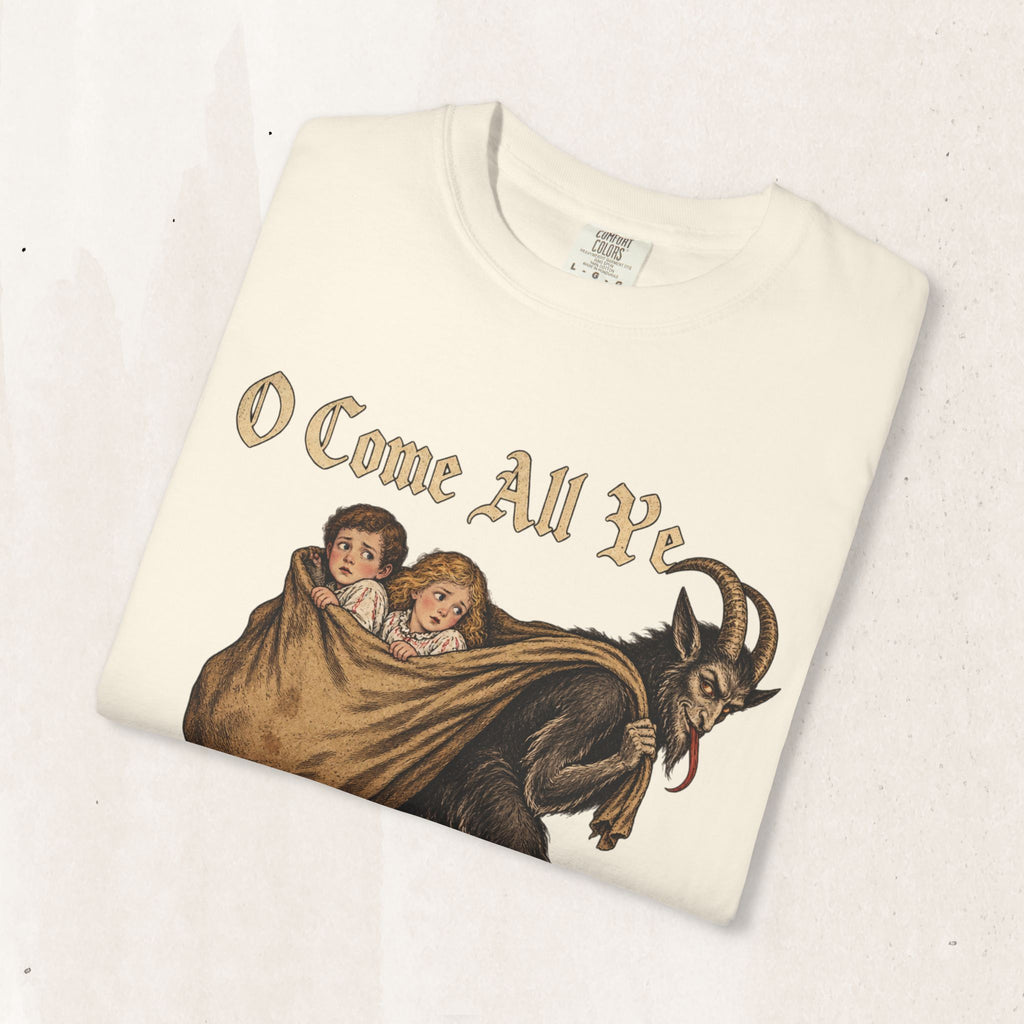Vintage Krampus Christmas Tee Printify