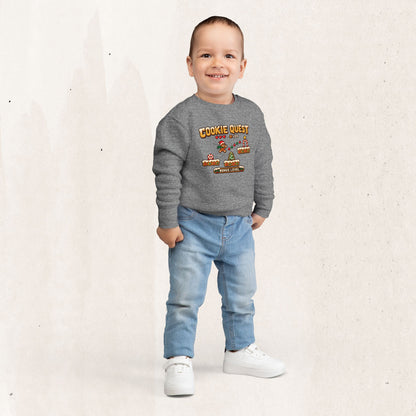Christmas Cookie Quest Toddler Sweatshirt