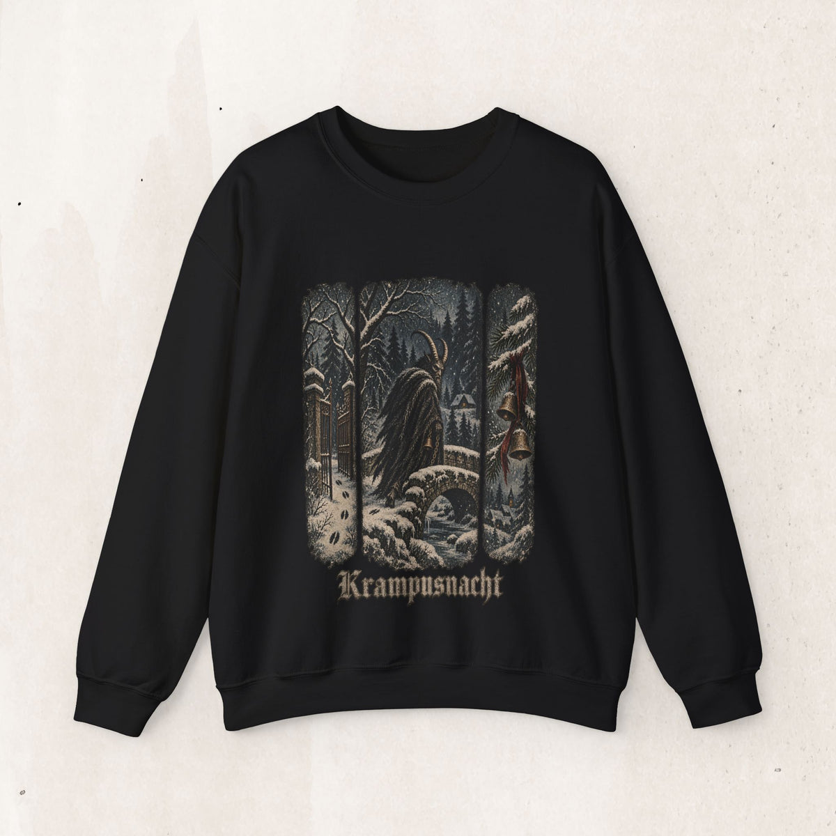 Krampusnacht Winter Forest sweatshirt