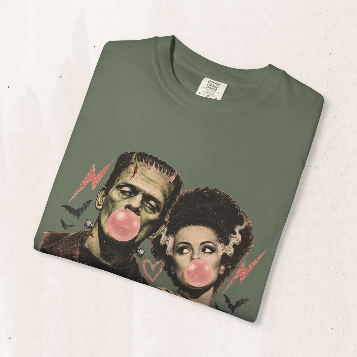 Frankenstein & Bride Bubblegum Vintage Tee