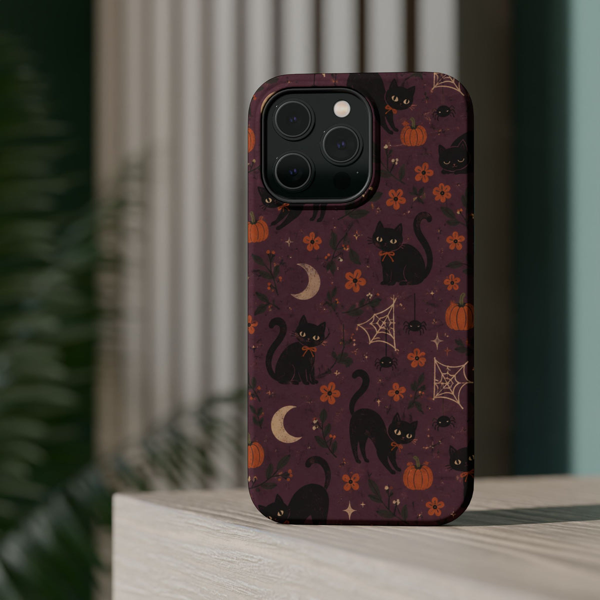 Halloween Black Cat MagSafe Phone Case, alternate view
