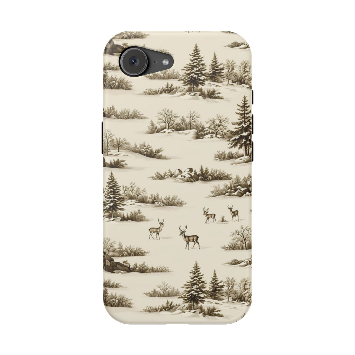 Deer & Pine Woodland Magnetic Phone Case, alternate view