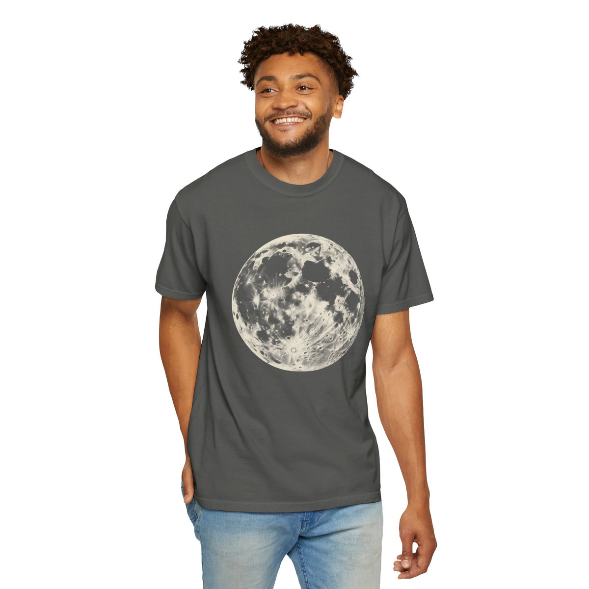 Moon Phase Graphic Tee in Pepper, alternate view