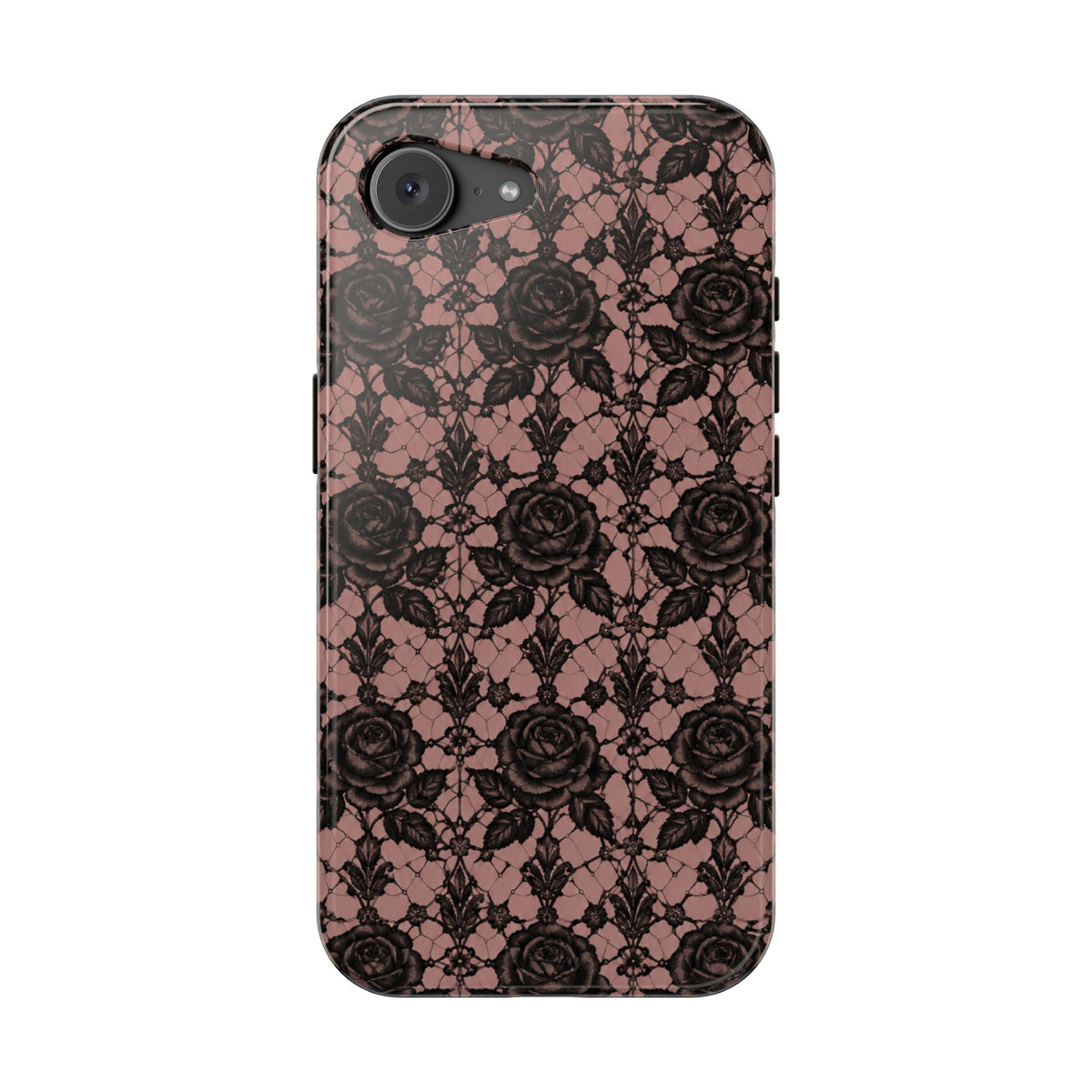 Vintage Black Rose Phone Case, alternate view