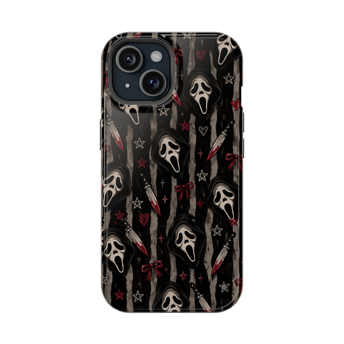 Ghostface Pattern iPhone Case, alternate view