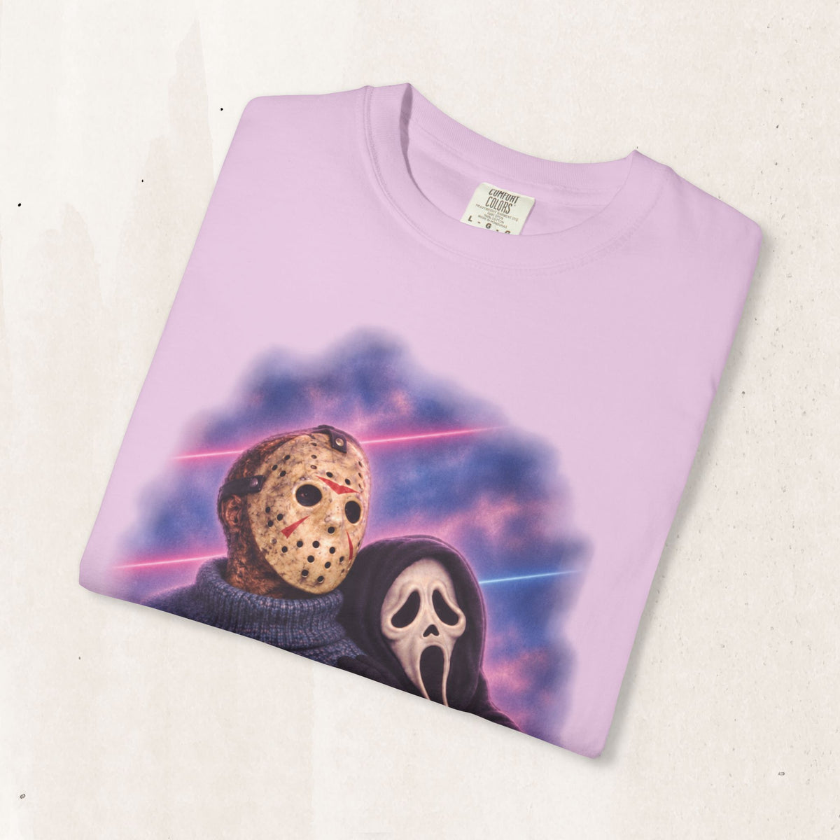 Jason Vorhees & Ghostface 80's Portrait Tee