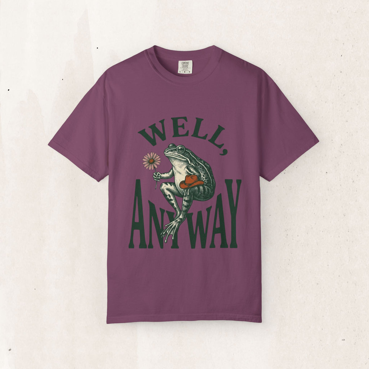 Frog Graphic "Well, Anyway" Tee