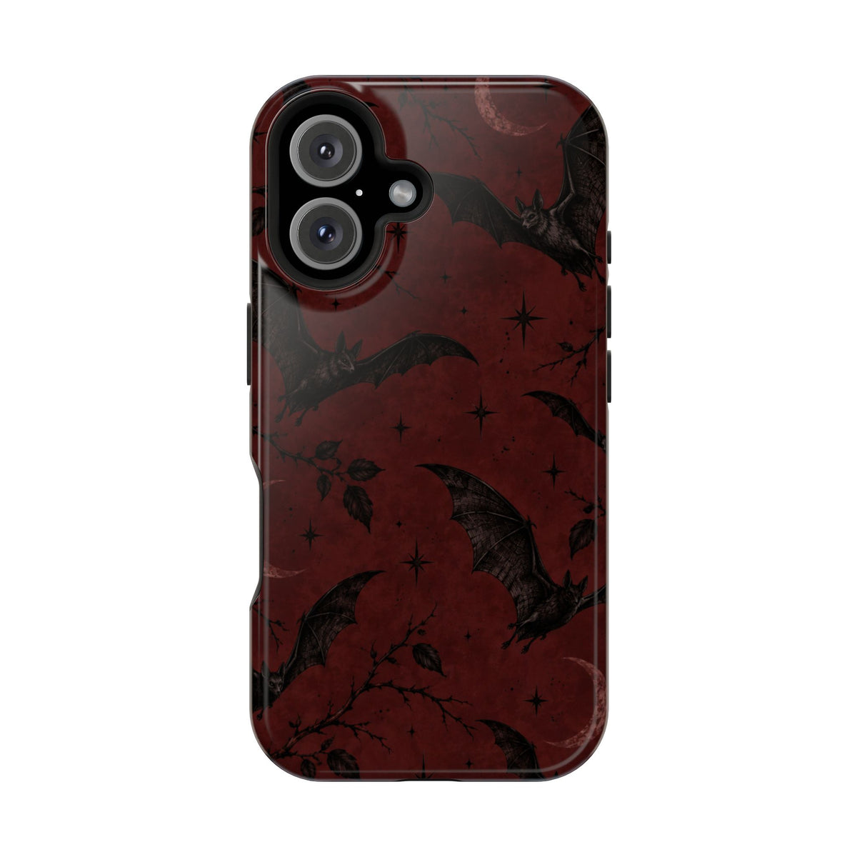 Gothic Bat Moon Magnetic Phone Case, alternate view