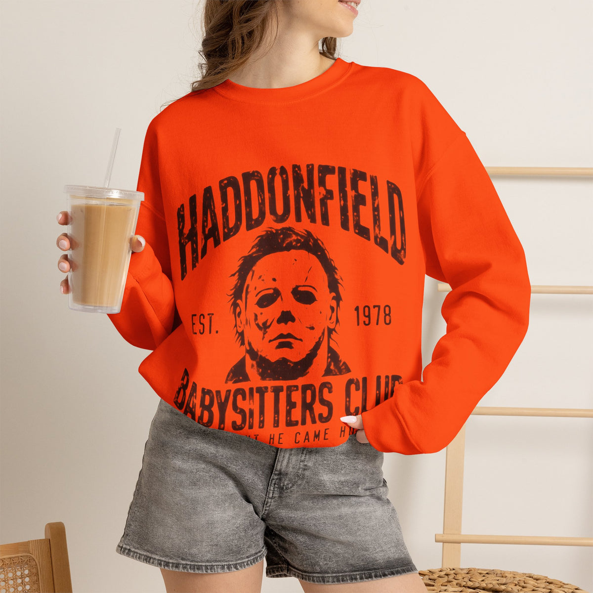 Haddonfield Babysitters Club CrewneckSweatshirt