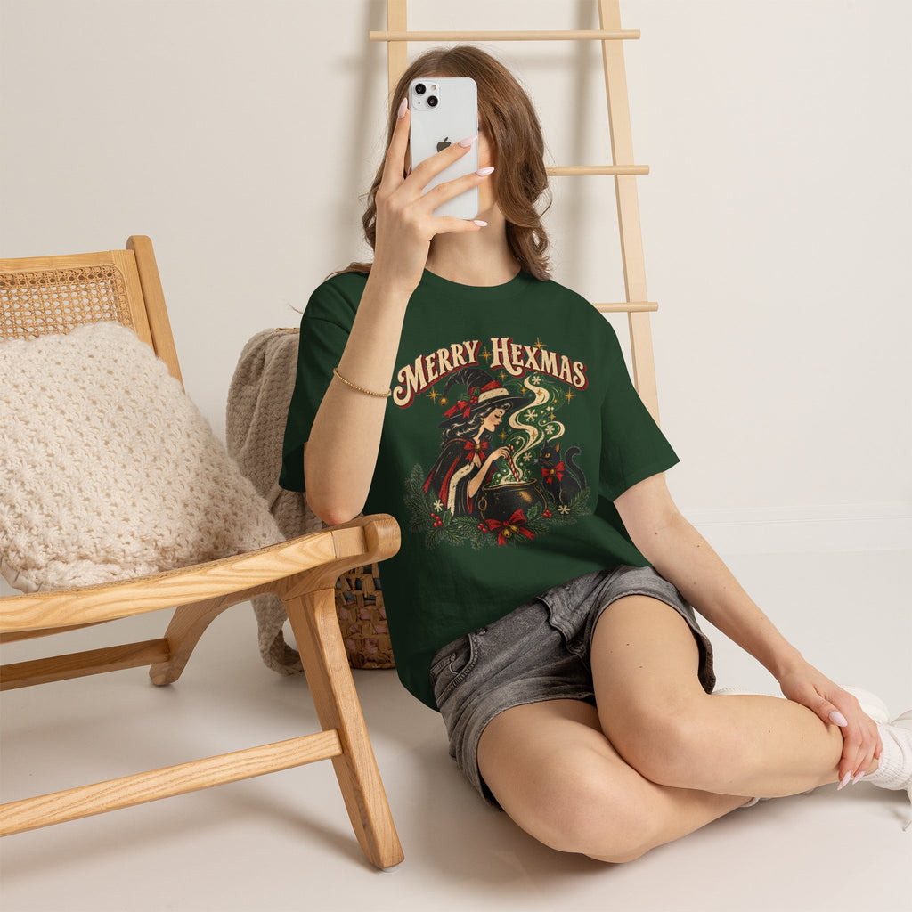 Merry Hexmas Witch Tee