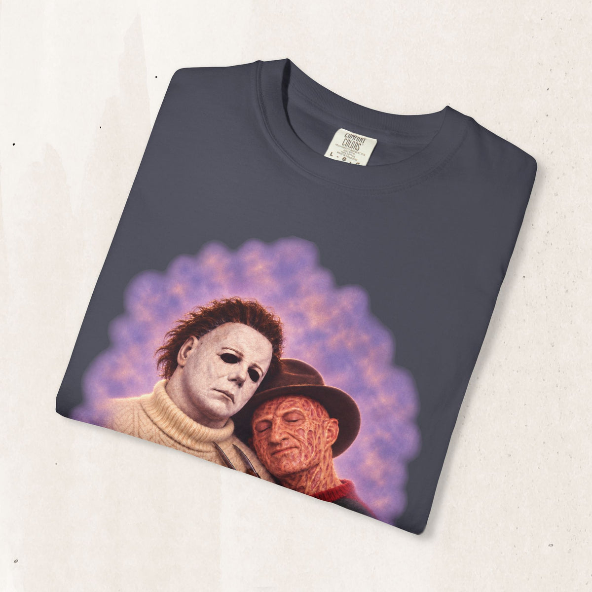 Michael Myers & Freddy Kreuger 80's Portrait Tee