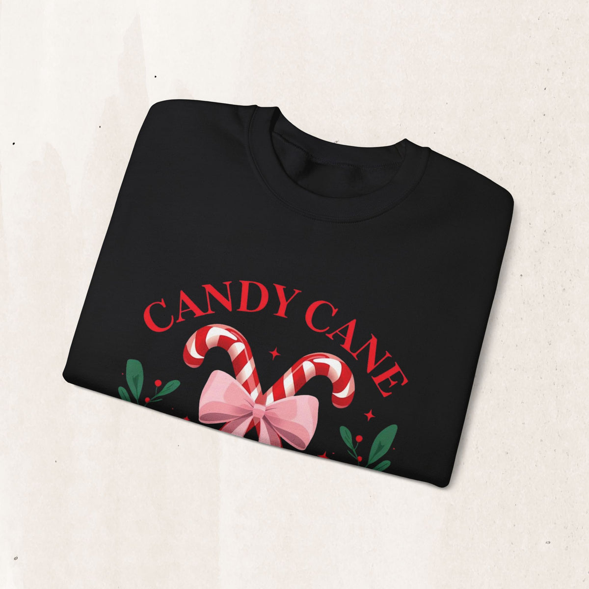 Candy Cane Christmas Club Crewneck Sweatshirt