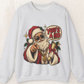 Santa 'You's a Ho' Christmas Sweatshirt – Funny Vintage Santa – Ash