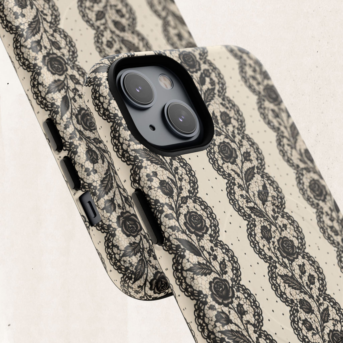 Lace Stripes Magnetic Phone Case