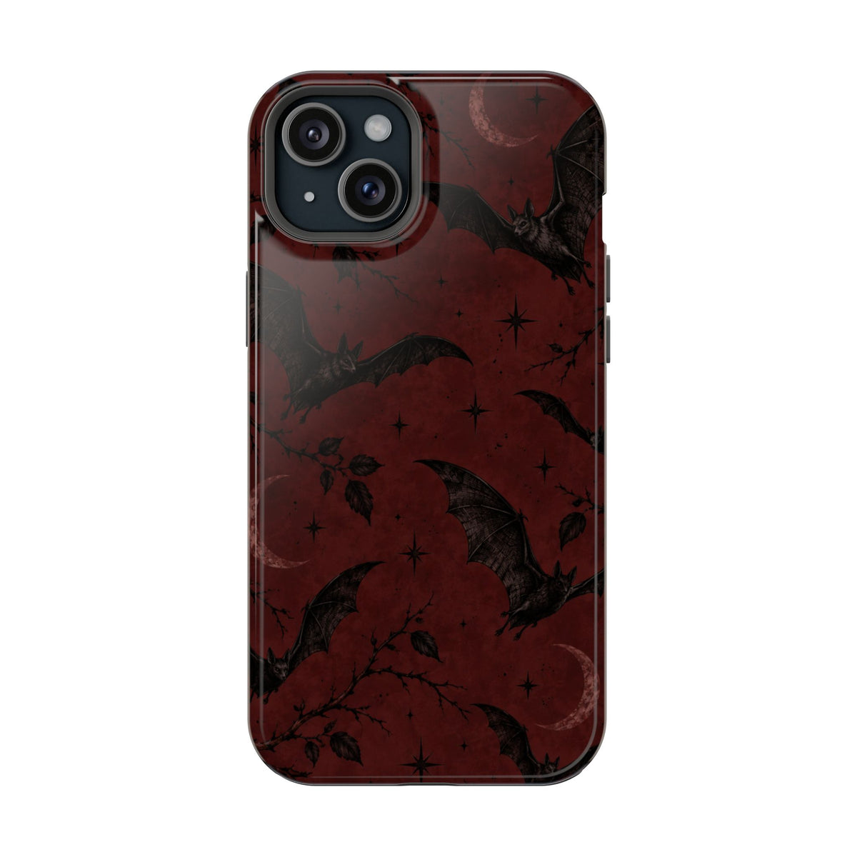 Gothic Bat Moon Magnetic Phone Case, alternate view
