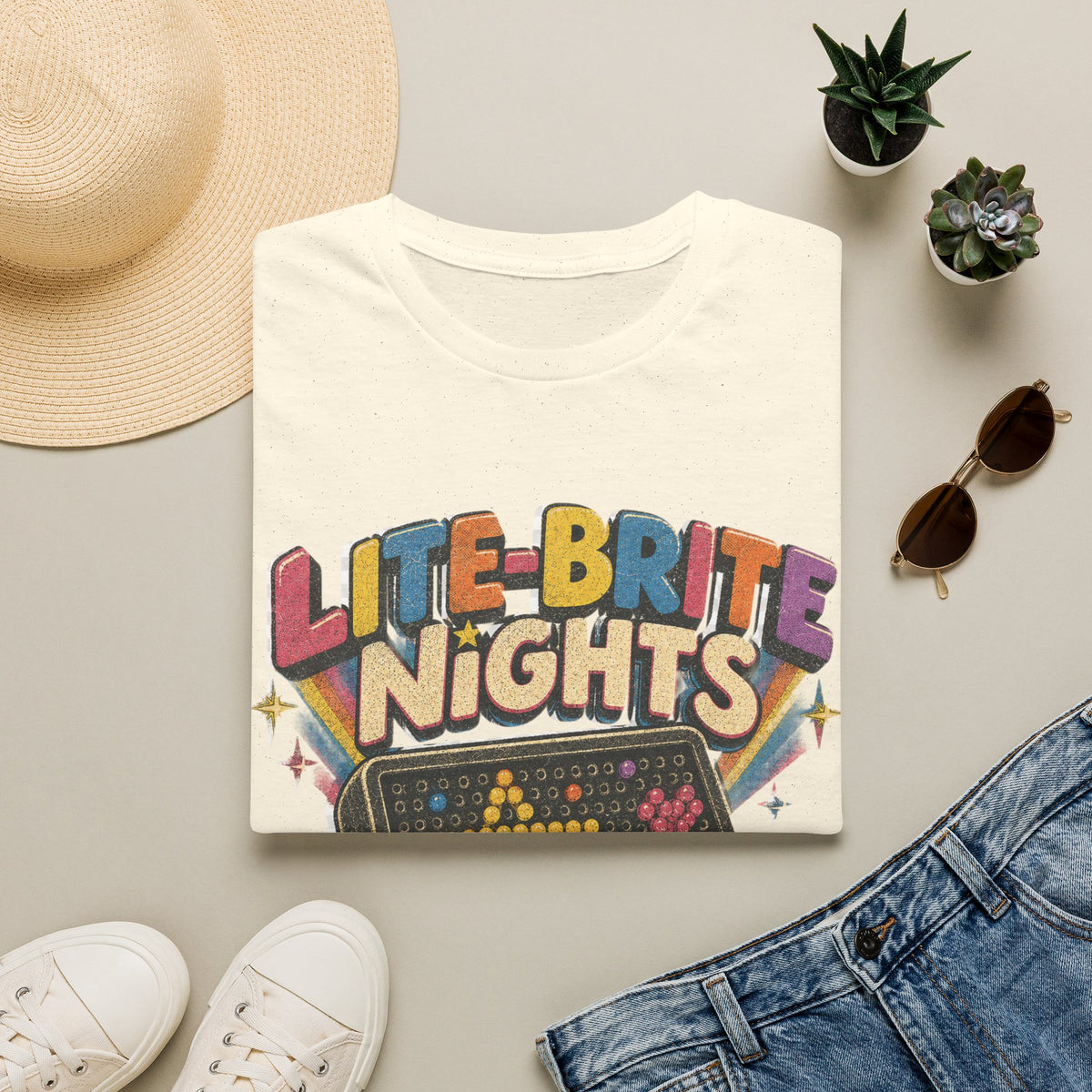 Lite-Brite Graphic Tee