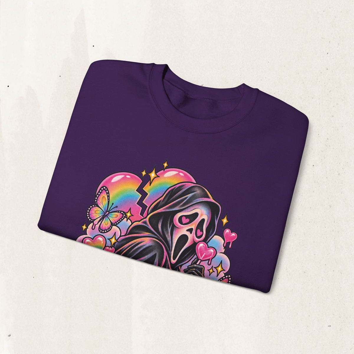 Ghostface Rainbow Crewneck Sweatshirt