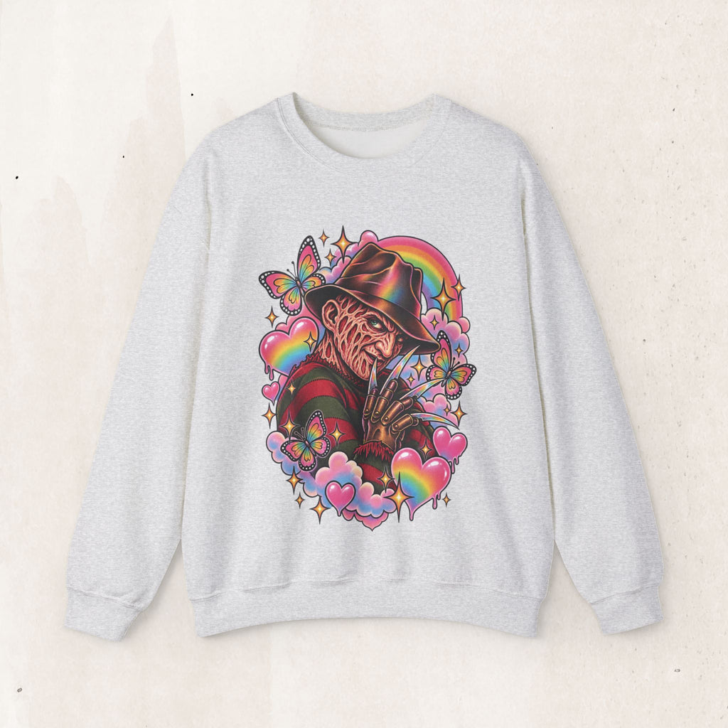 Freddy Krueger Rainbow Crewneck Sweatshirt