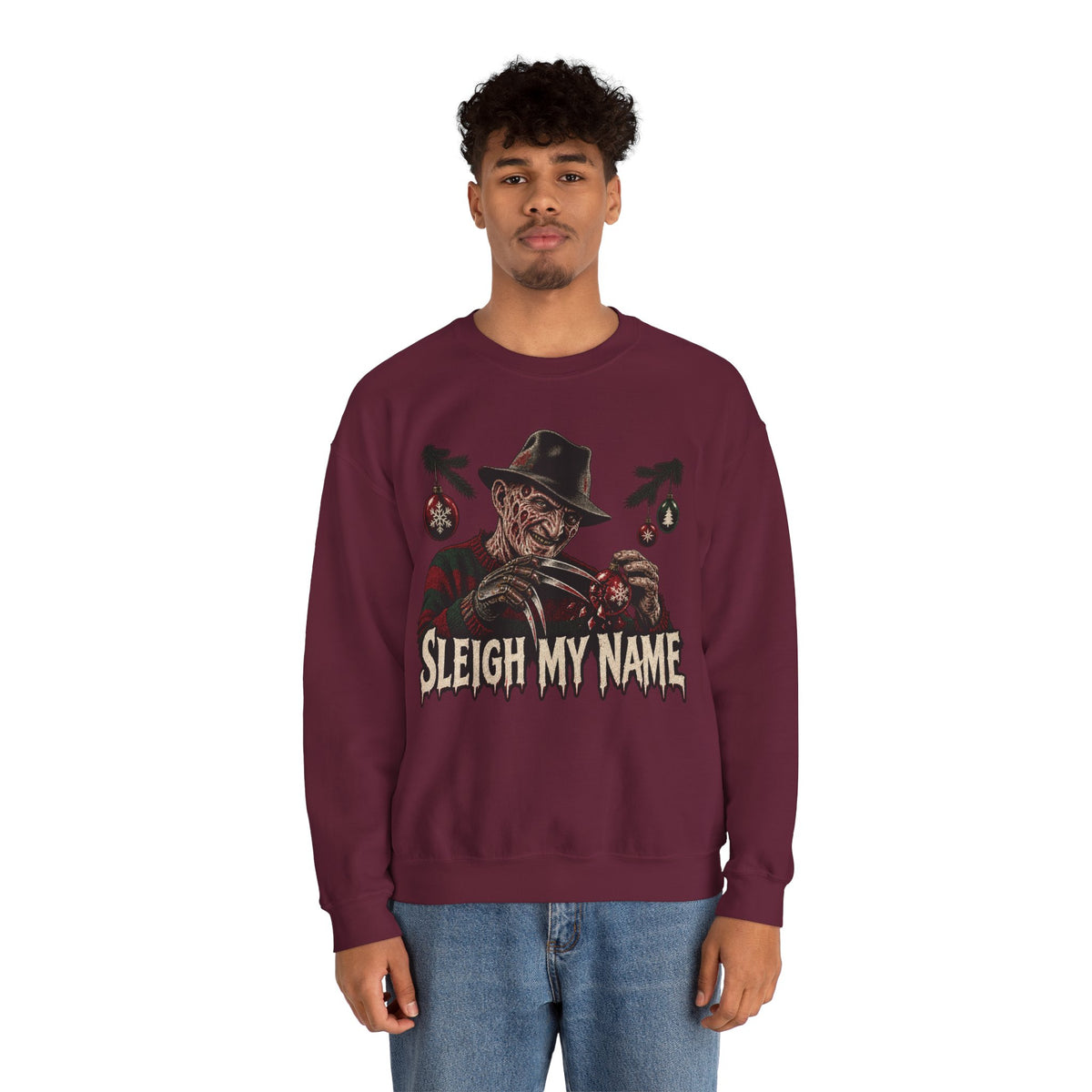 Freddy Krueger Christmas Crewneck Swearshirt