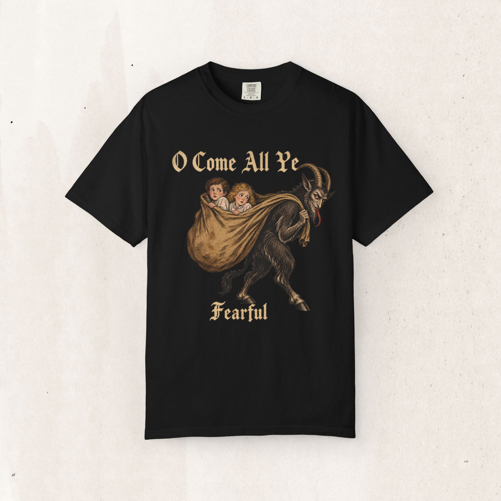 Vintage Krampus Christmas Tee Printify