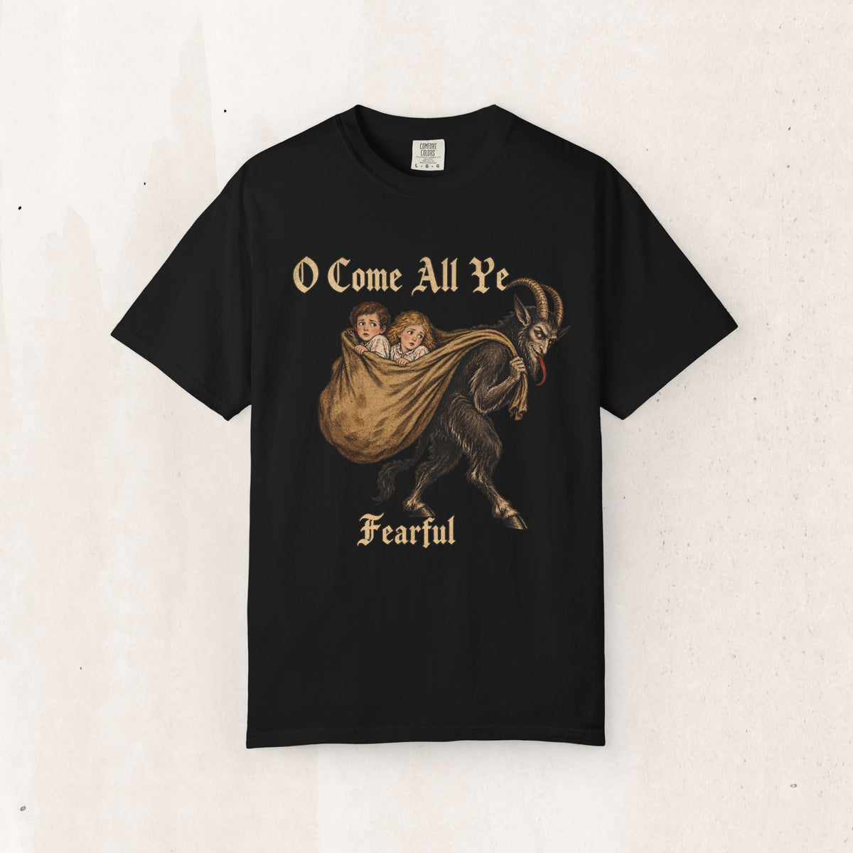 Vintage Krampus Christmas Tee Printify