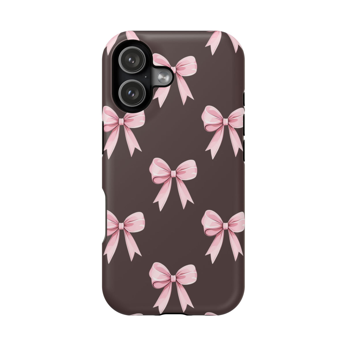 Pink Ribbon Bow Magnetic Phone Case, alternate view