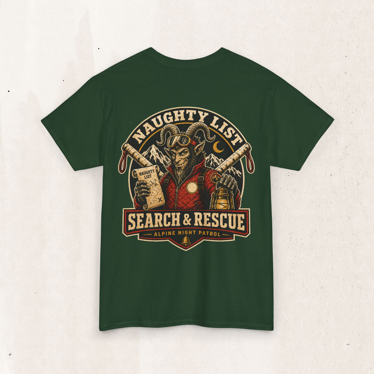 Naughty List Search & Rescue Graphic Tee