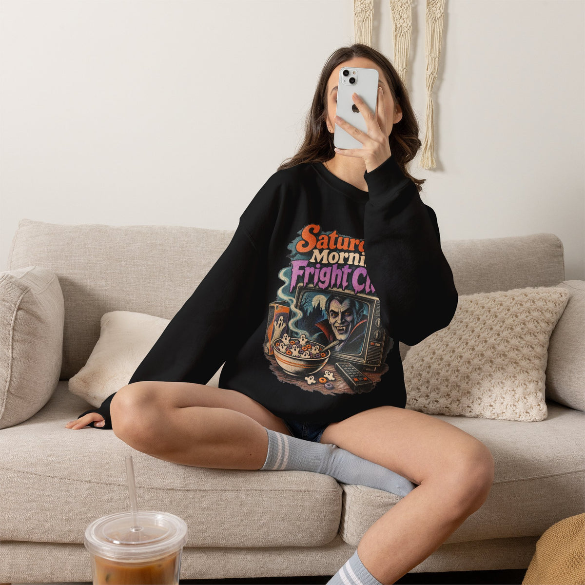 Saturday Morning Fright Club Crewneck Sweatshirt