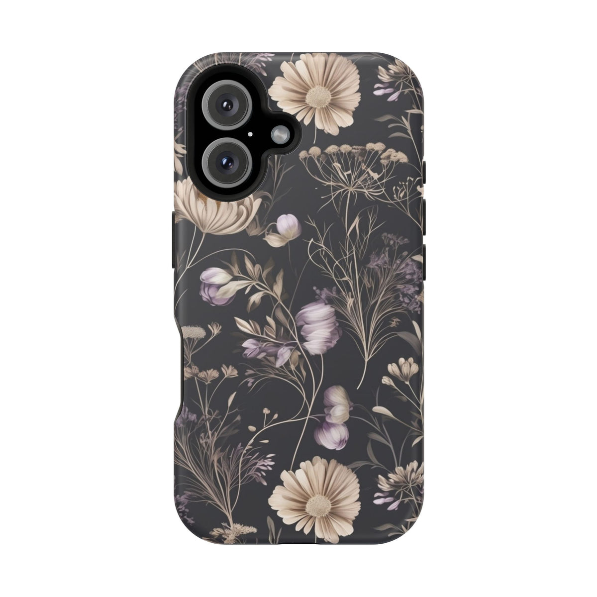 Dark Floral Magnetic Phone Case, alternate view