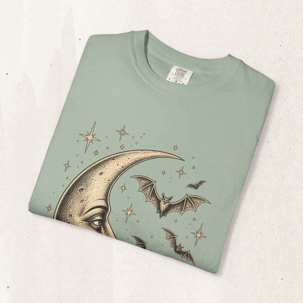 Crescent Moon & Bats Tee