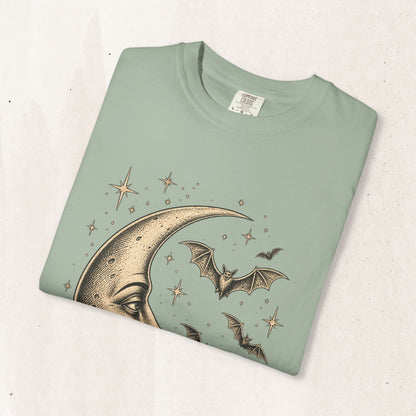 Crescent Moon & Bats Tee