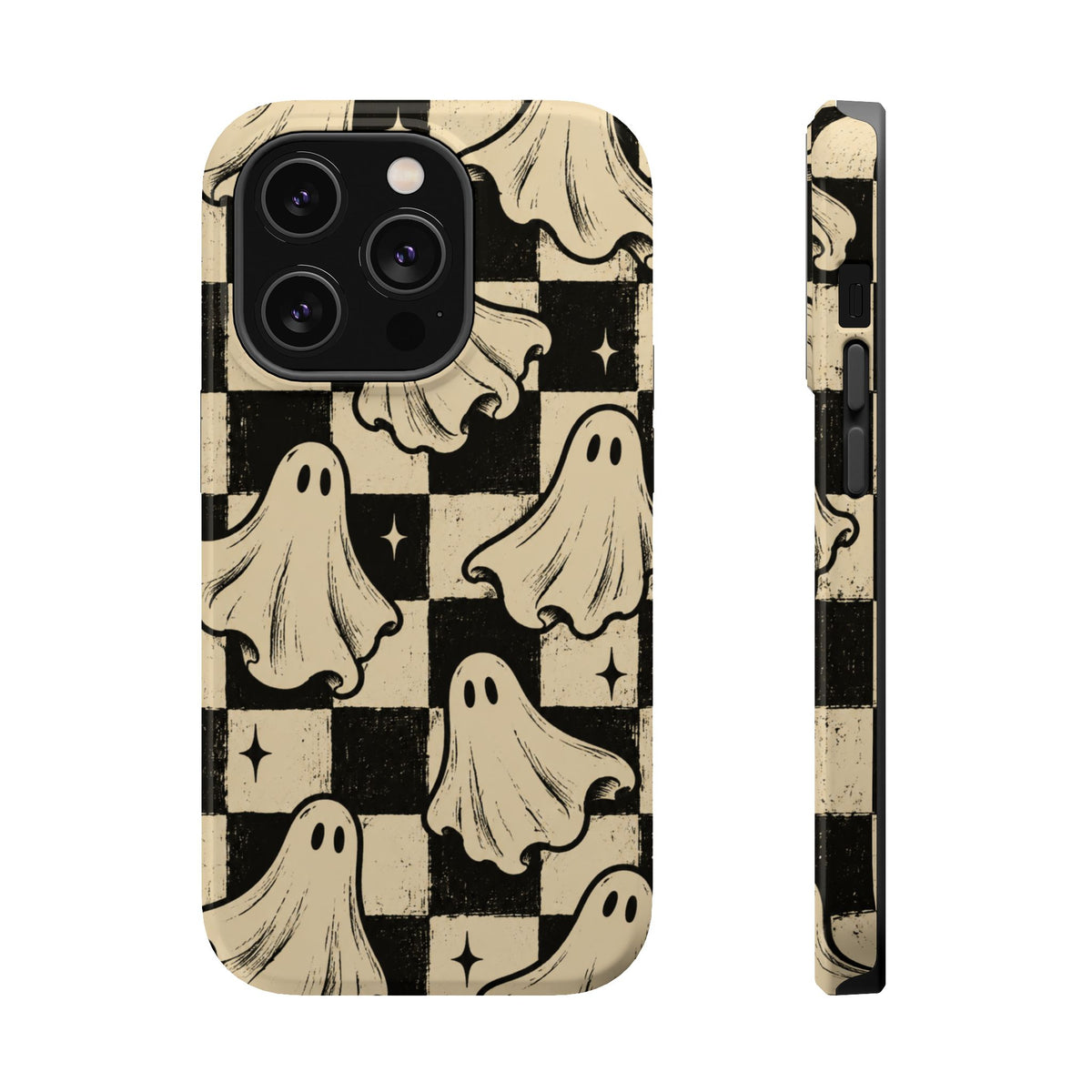 Ghost Checker Magnetic Phone Case, alternate view