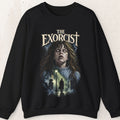 The Exorcist Sweatshirt – Retro Horror Movie Crewneck – Black